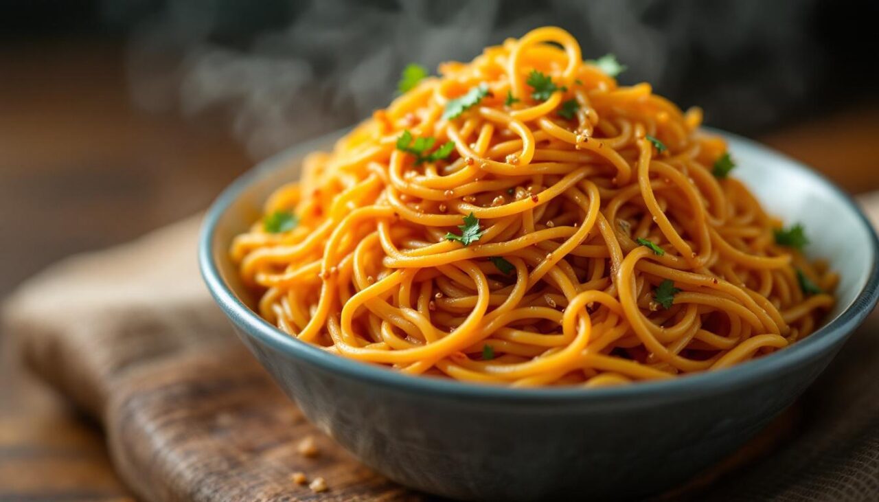 Bami Goreng (30-minute thick Indonesian noodles)