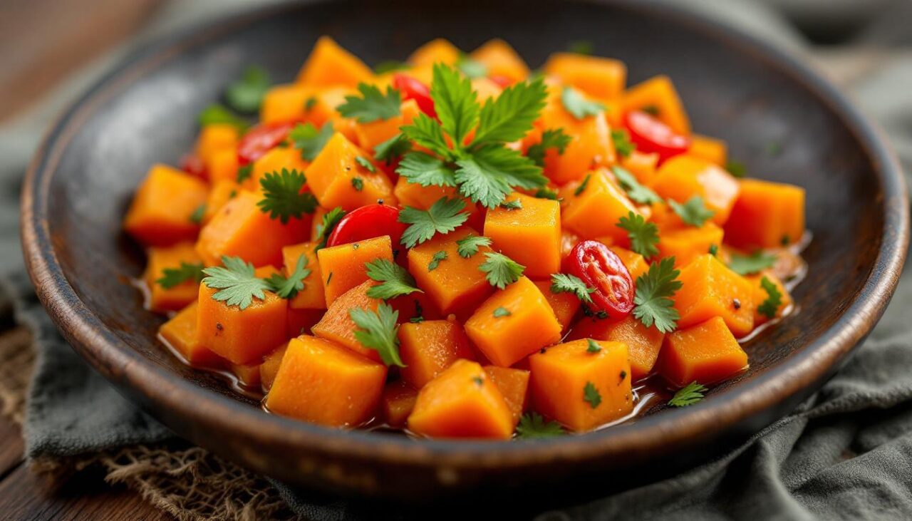 Rujak Serut (Indonesian Sweet Potato Salad)
