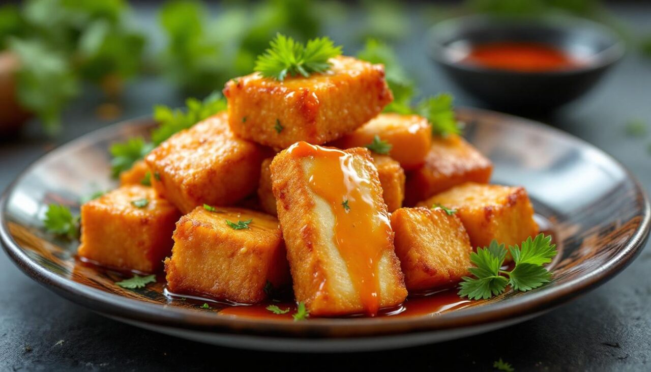 Tahu Goreng Kecap (Indonesian Fried Tofu)